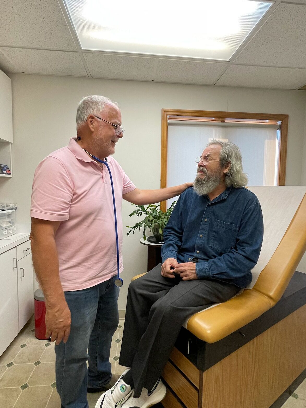 Physician and patient  3